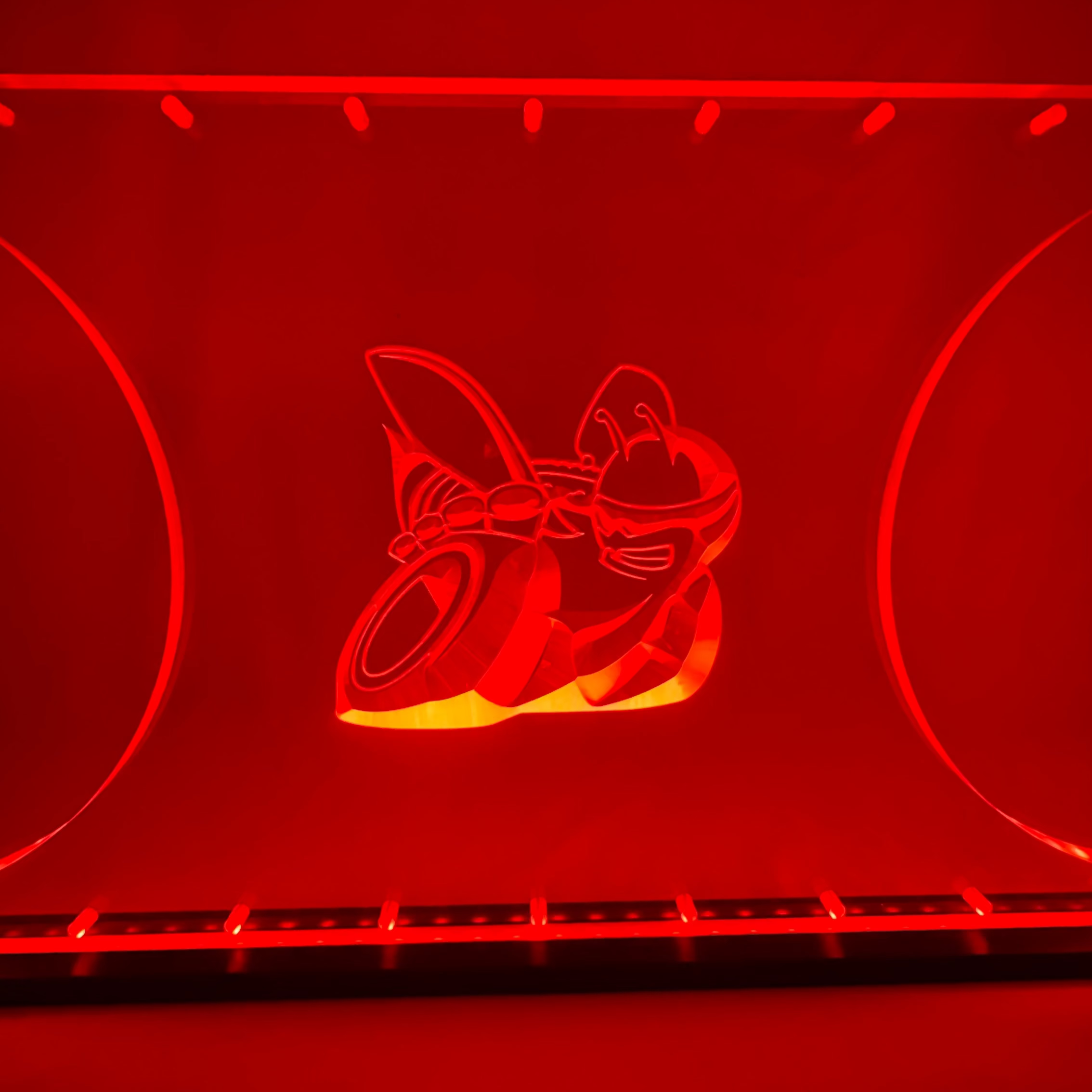 Sound Authority Plexiglass - 36" x 12" 3D Engraved Acrylic Window For Subwoofer Box