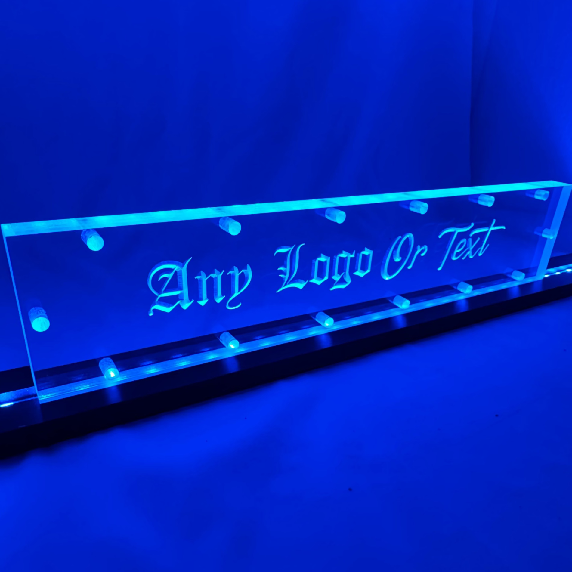 Sound Authority Plexiglass - 15" x 3" 3D Engraved Acrylic Window For Subwoofer Box