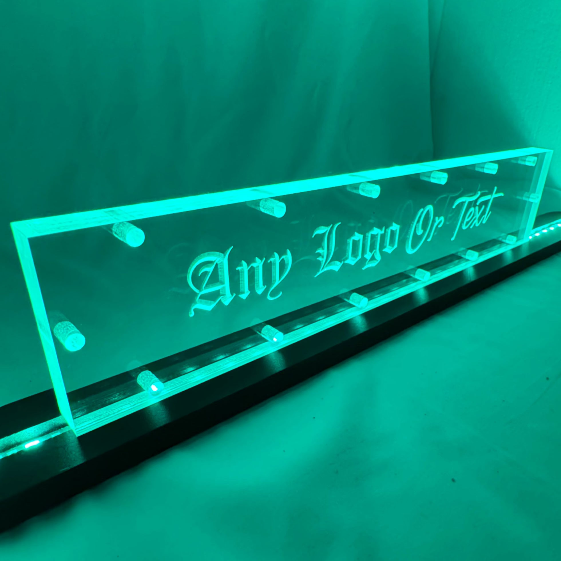 Sound Authority Plexiglass - 15" x 3" 3D Engraved Acrylic Window For Subwoofer Box