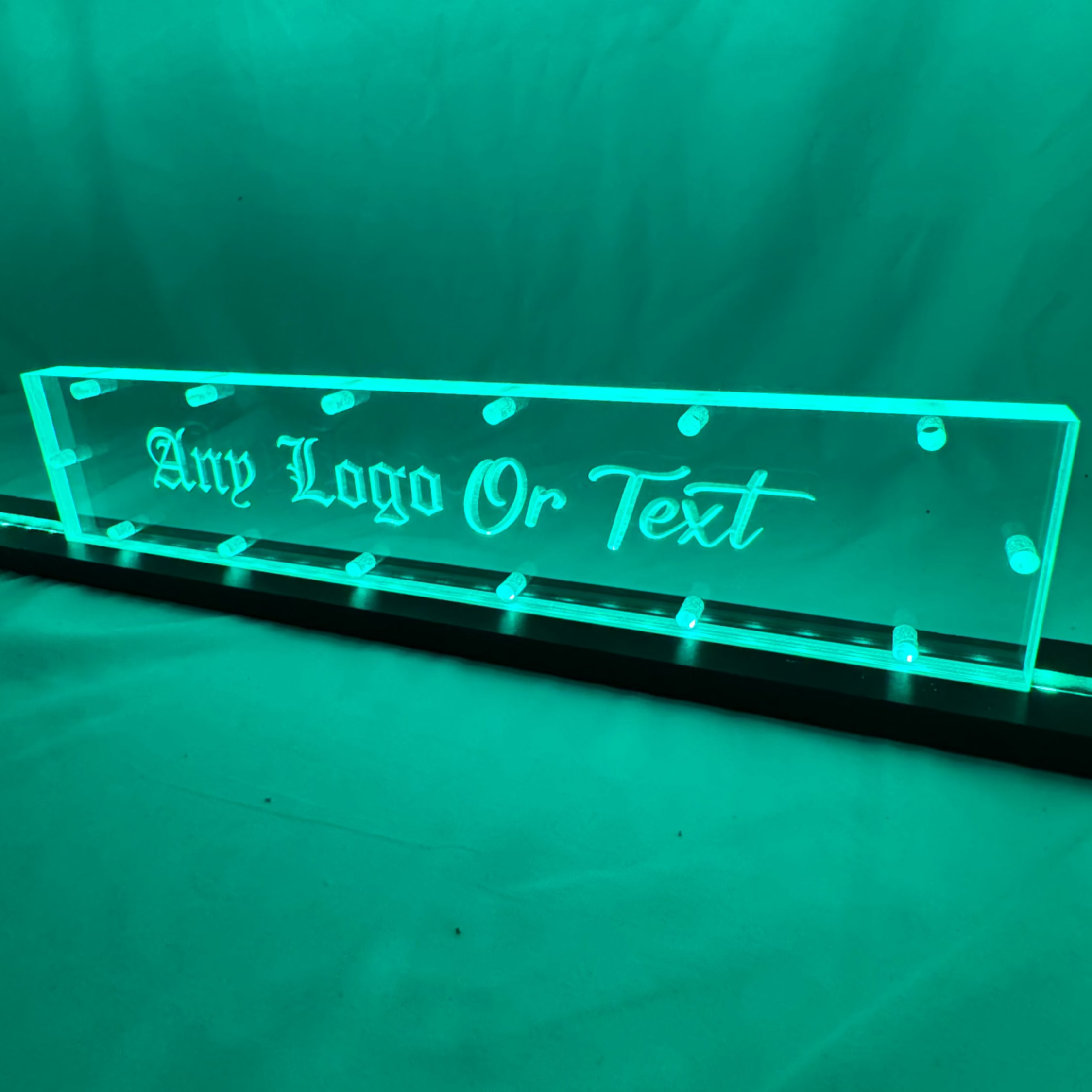 Sound Authority Plexiglass - 15" x 3" 3D Engraved Acrylic Window For Subwoofer Box