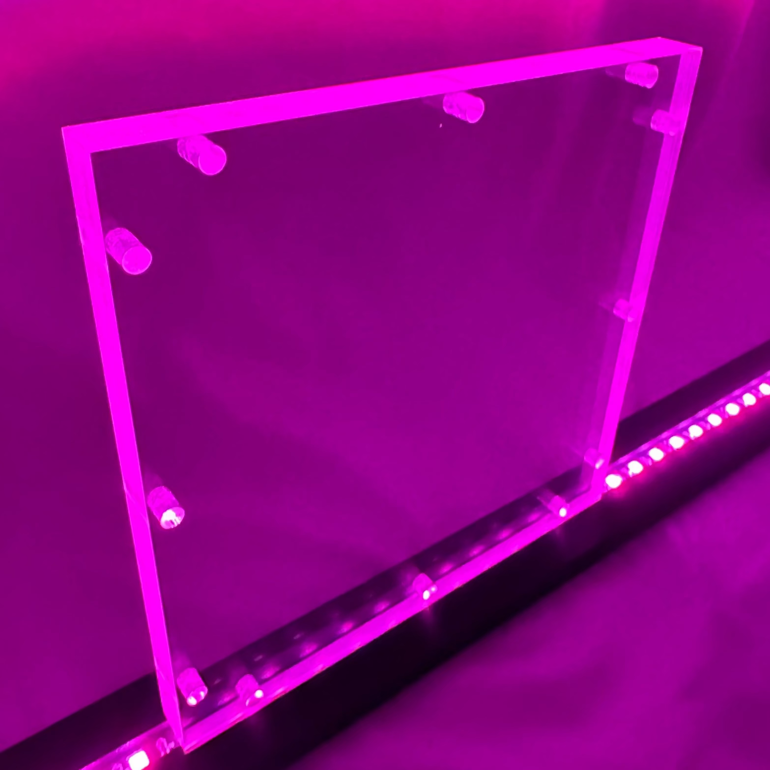 Sound Authority Plexiglass - 8" x 8" Blank Acrylic Window For Subwoofer Box