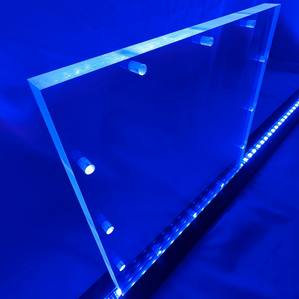 Sound Authority Plexiglass - 10" x 10" Blank Acrylic Window For Subwoofer Box
