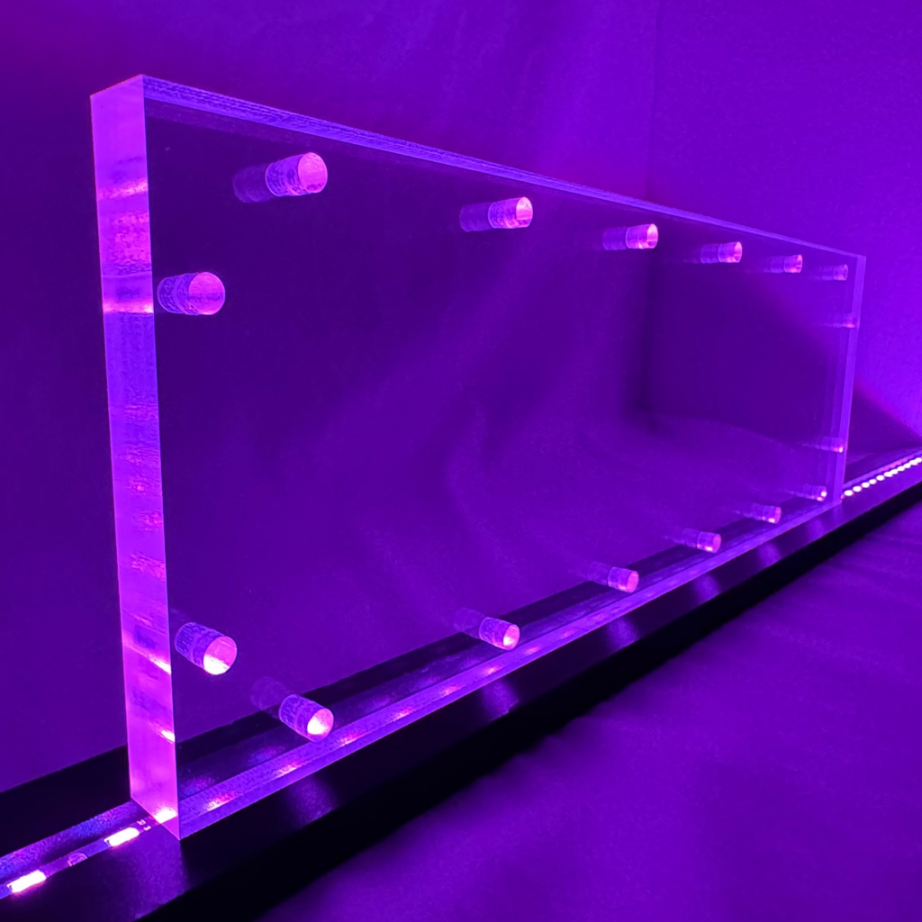 Sound Authority Plexiglass - 15" x 5" Blank Acrylic Window For Subwoofer Box