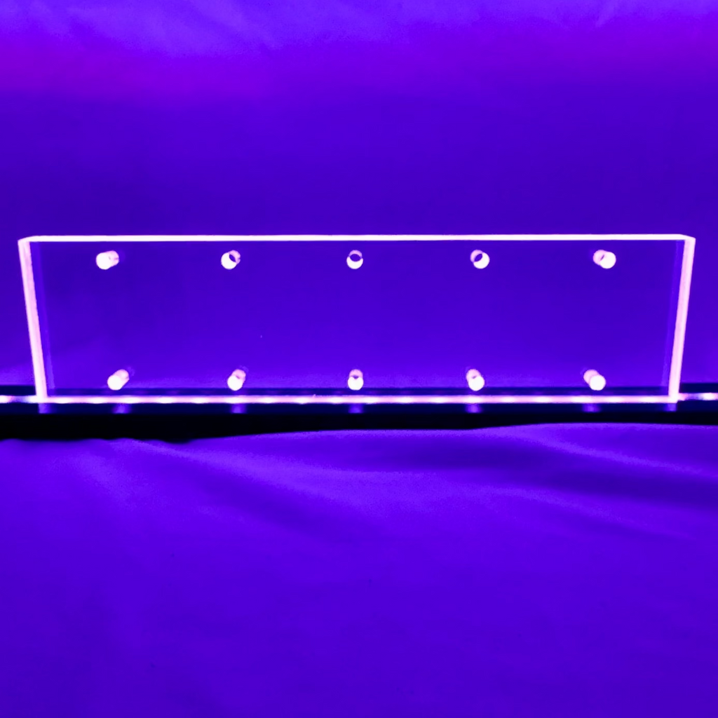 Sound Authority Plexiglass - 12" x 3" Blank Acrylic Window For Subwoofer Box
