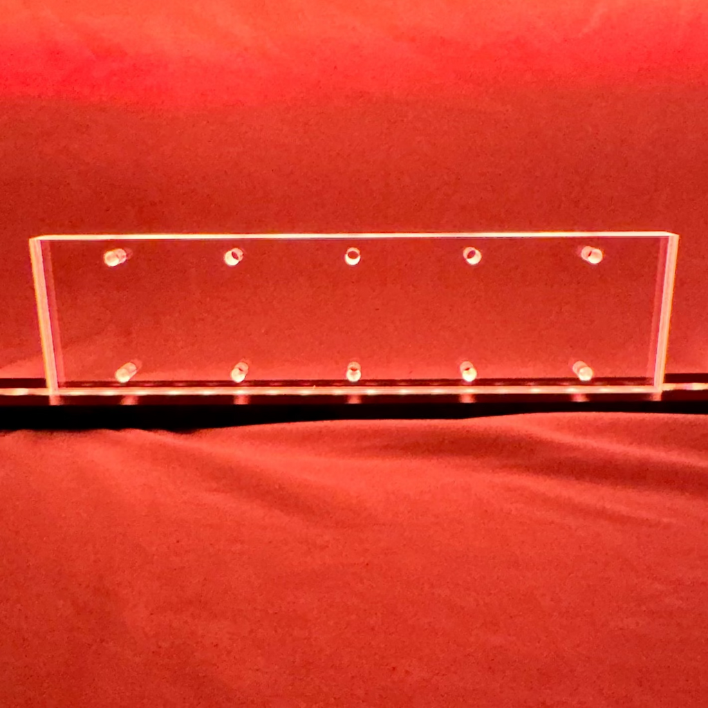 Sound Authority Plexiglass - 12" x 3" Blank Acrylic Window For Subwoofer Box