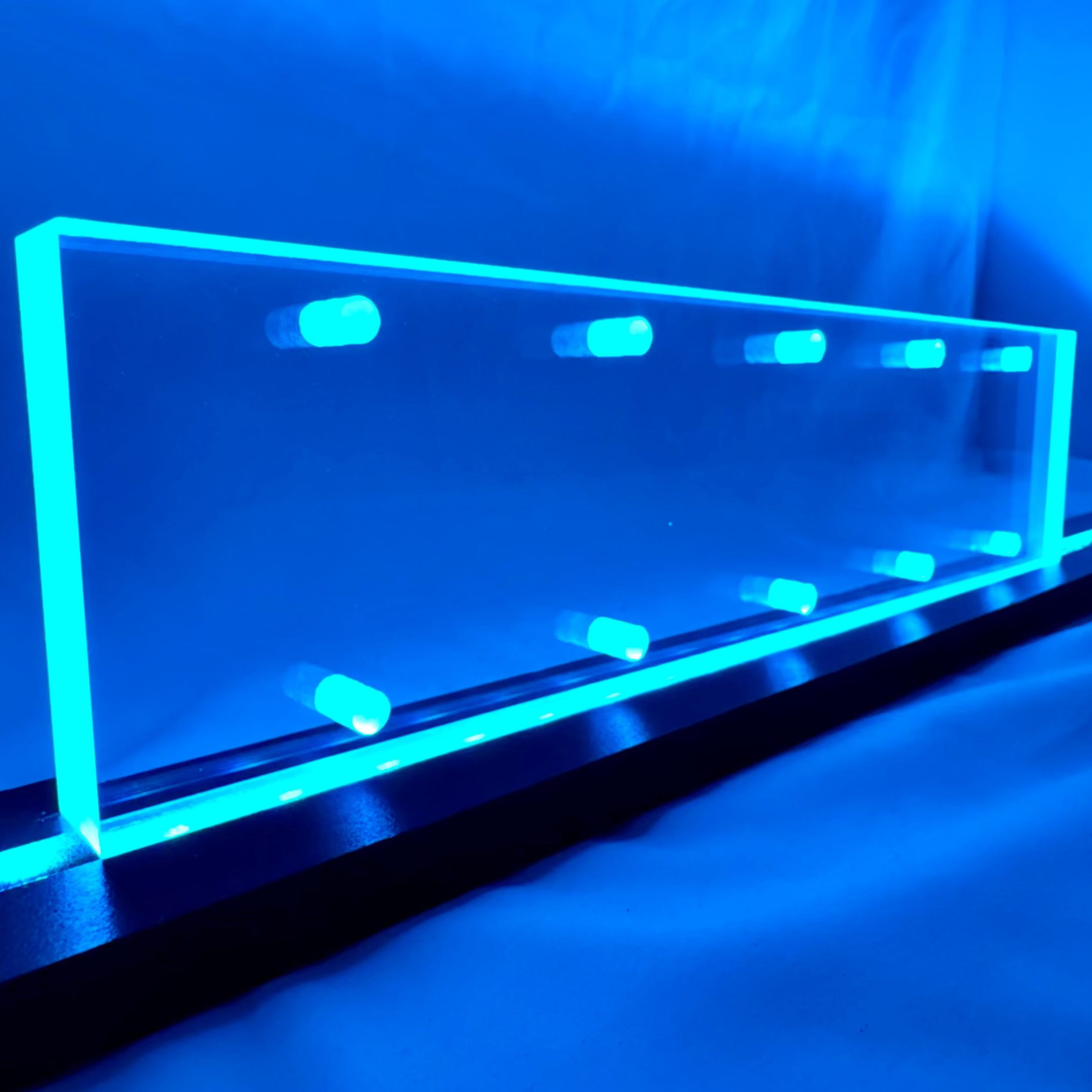 Sound Authority Plexiglass - 12" x 3" Blank Acrylic Window For Subwoofer Box