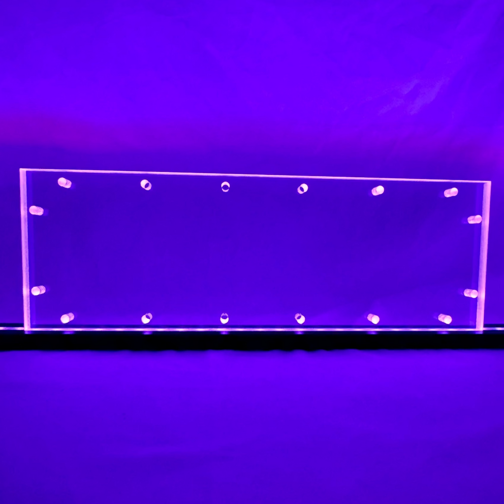 Sound Authority Plexiglass - 15" x 5" Blank Acrylic Window For Subwoofer Box