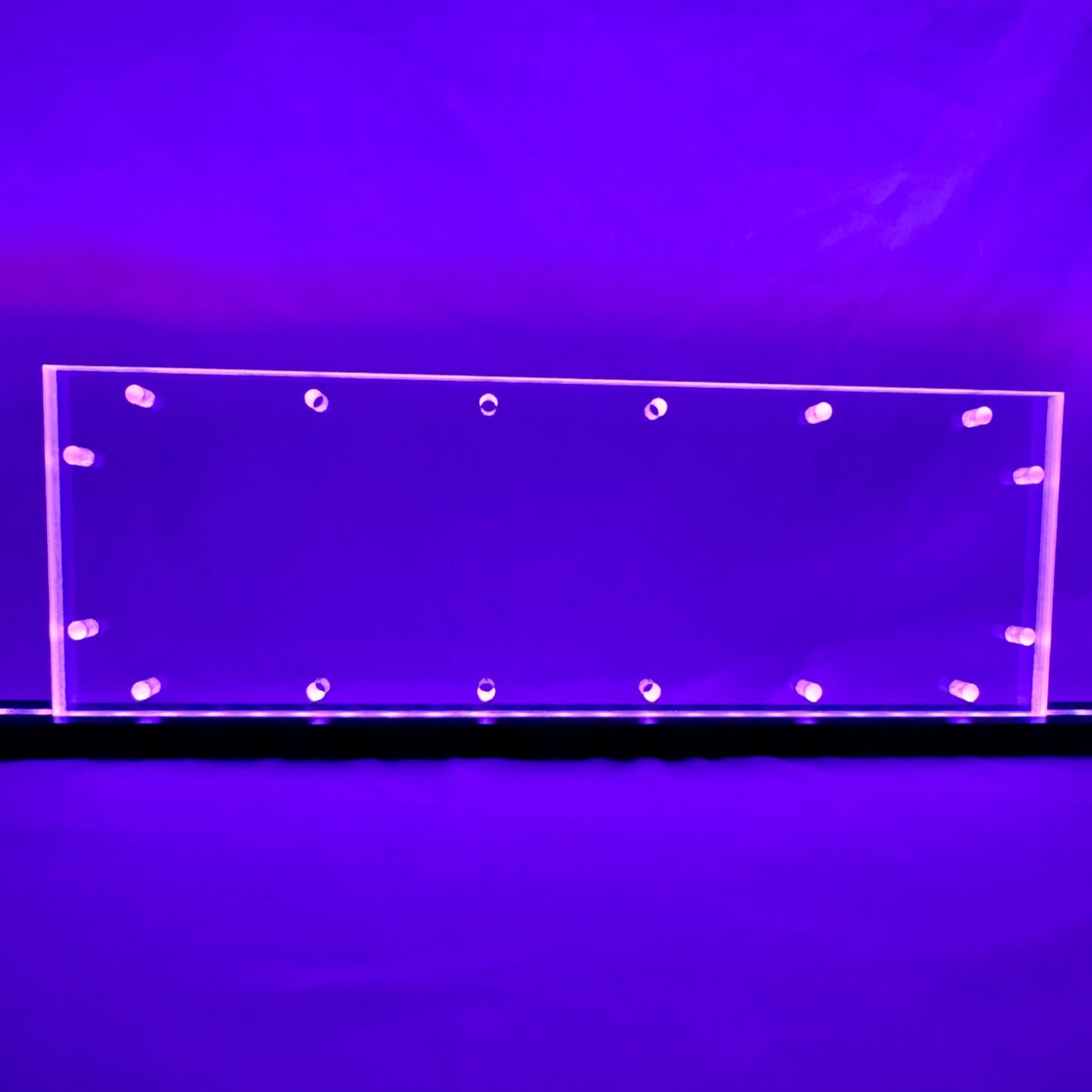 Sound Authority Plexiglass - 15" x 5" Blank Acrylic Window For Subwoofer Box
