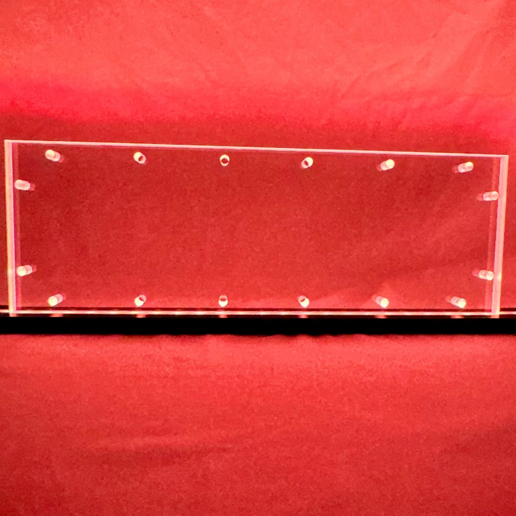 Sound Authority Plexiglass - 15" x 5" Blank Acrylic Window For Subwoofer Box