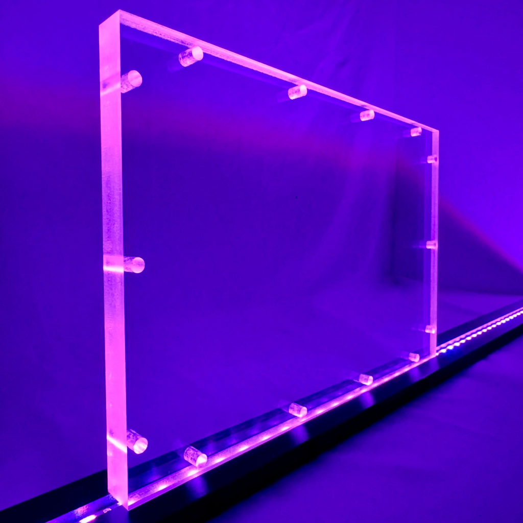 Sound Authority Plexiglass - 12" x 8" Blank Acrylic Window For Subwoofer Box