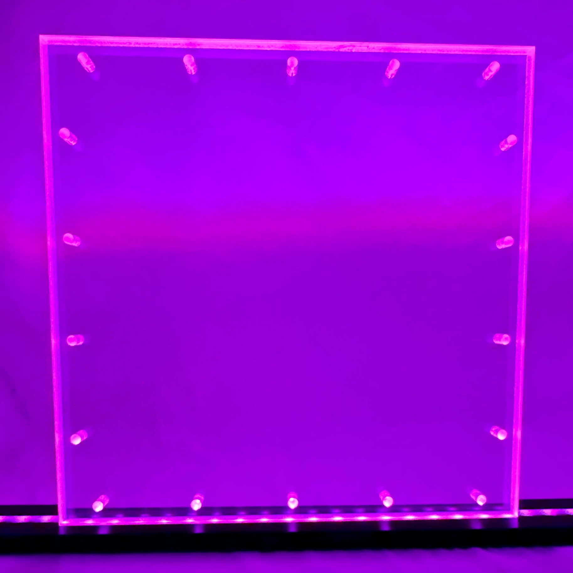 Sound Authority Plexiglass - 12" x 12" Blank Acrylic Window For Subwoofer Box