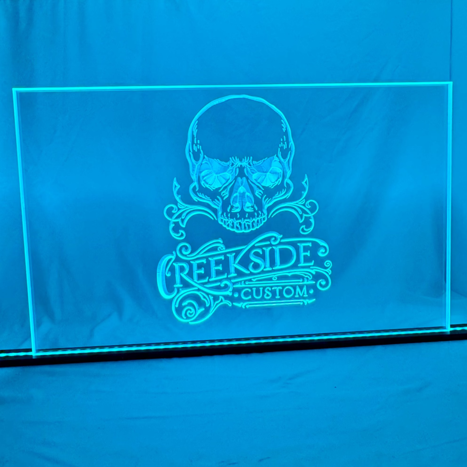 Sound Authority Plexiglass - 30" x 15" 3D Engraved Acrylic Window For Subwoofer Box