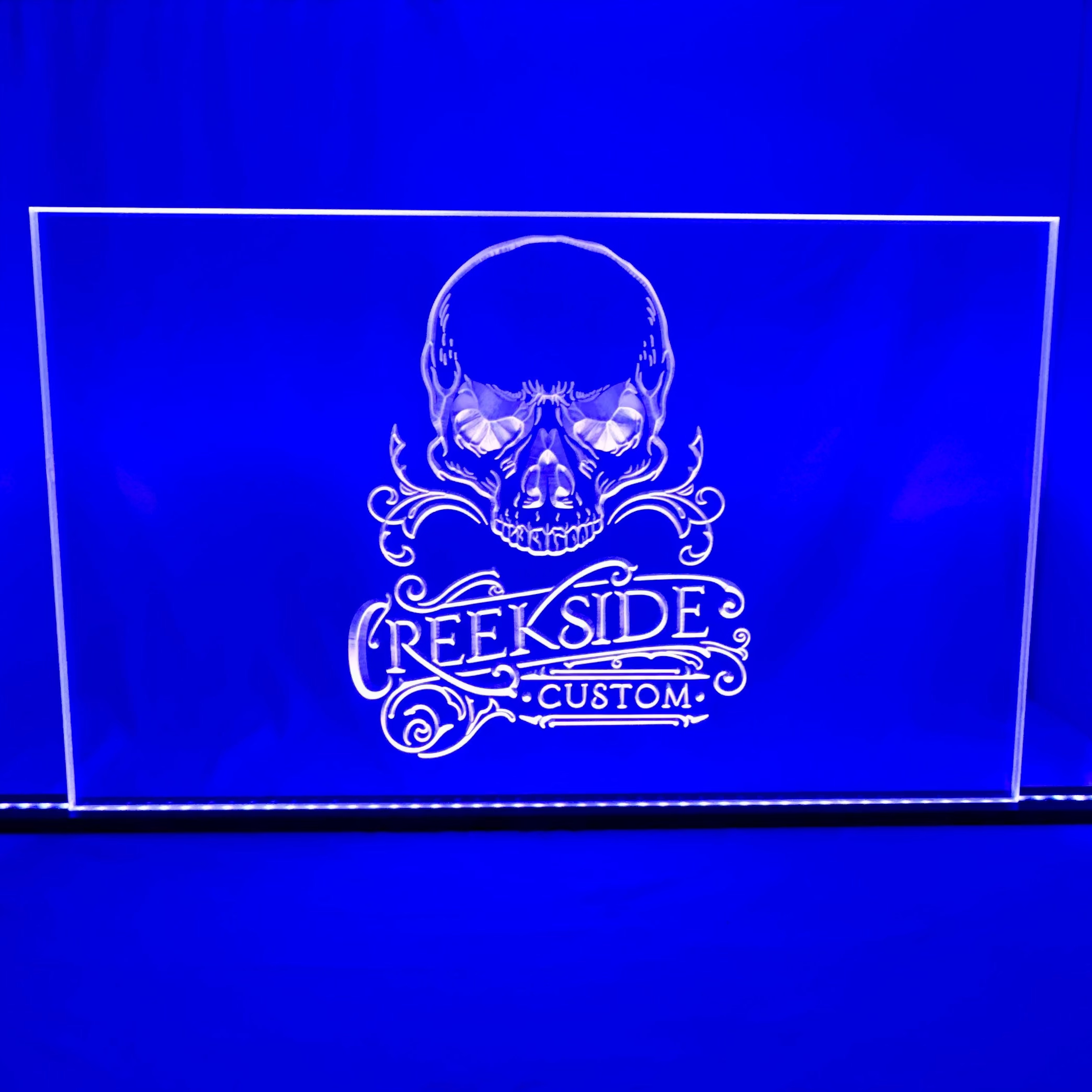 Sound Authority Plexiglass - 30" x 15" 3D Engraved Acrylic Window For Subwoofer Box