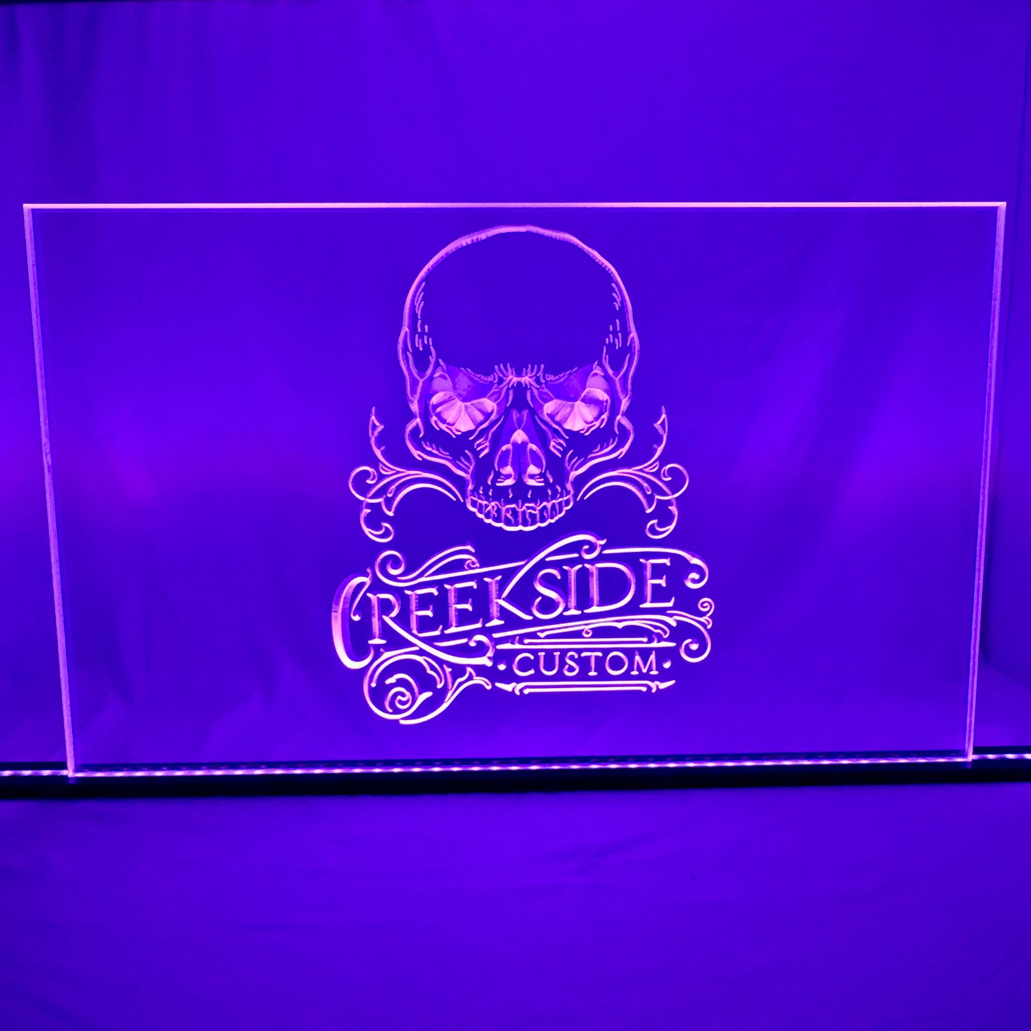 Sound Authority Plexiglass - 30" x 15" 3D Engraved Acrylic Window For Subwoofer Box