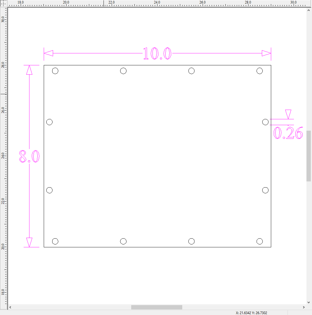 Sound Authority Plexiglass - 10" x 8" Blank Acrylic Window For Subwoofer Box