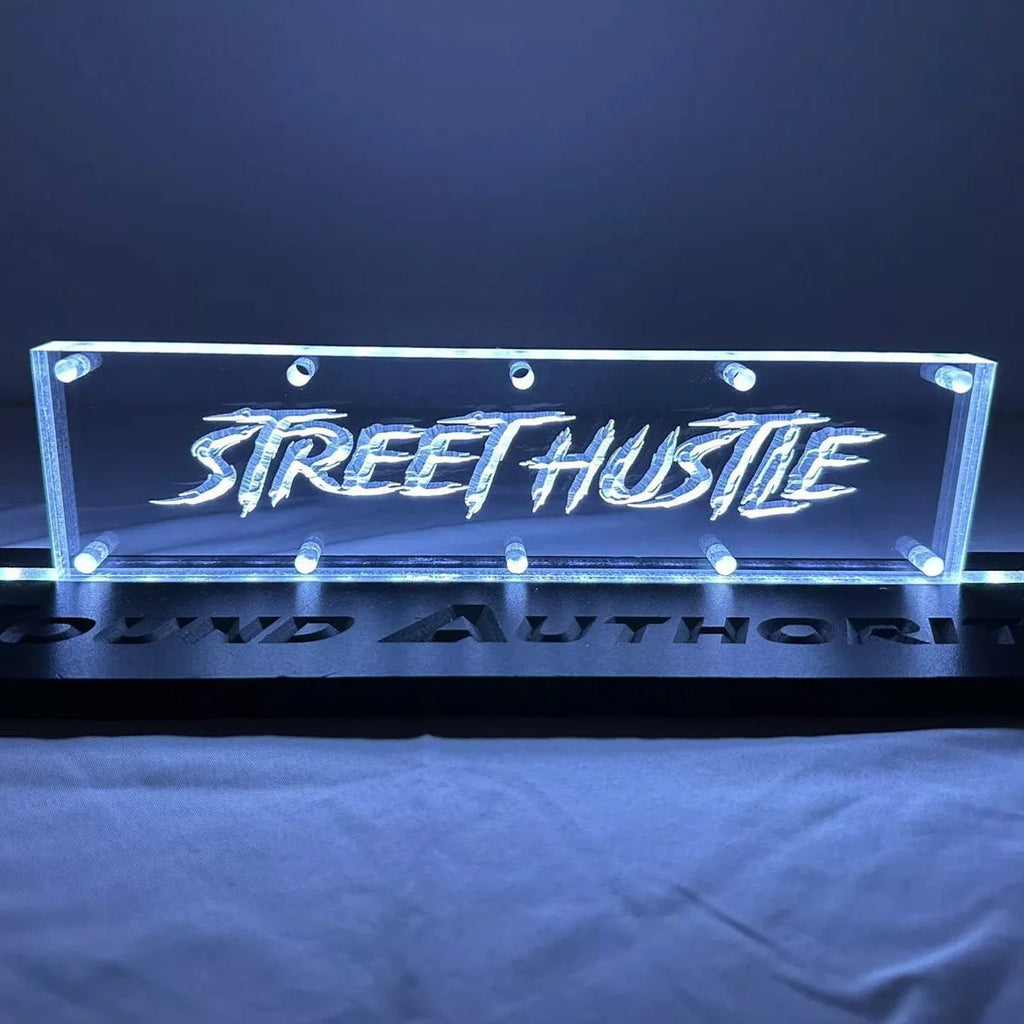 Sound Authority Plexiglass - 12" x 3" 3D Engraved Acrylic Window For Subwoofer Box