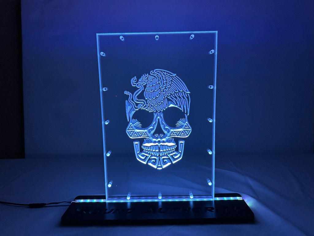 Sound Authority Plexiglass - 15" x 10" 3D Engraved Acrylic Window For Subwoofer Box