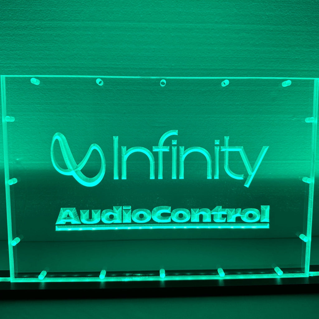 Sound Authority Plexiglass - 15" x 10" 3D Engraved Acrylic Window For Subwoofer Box