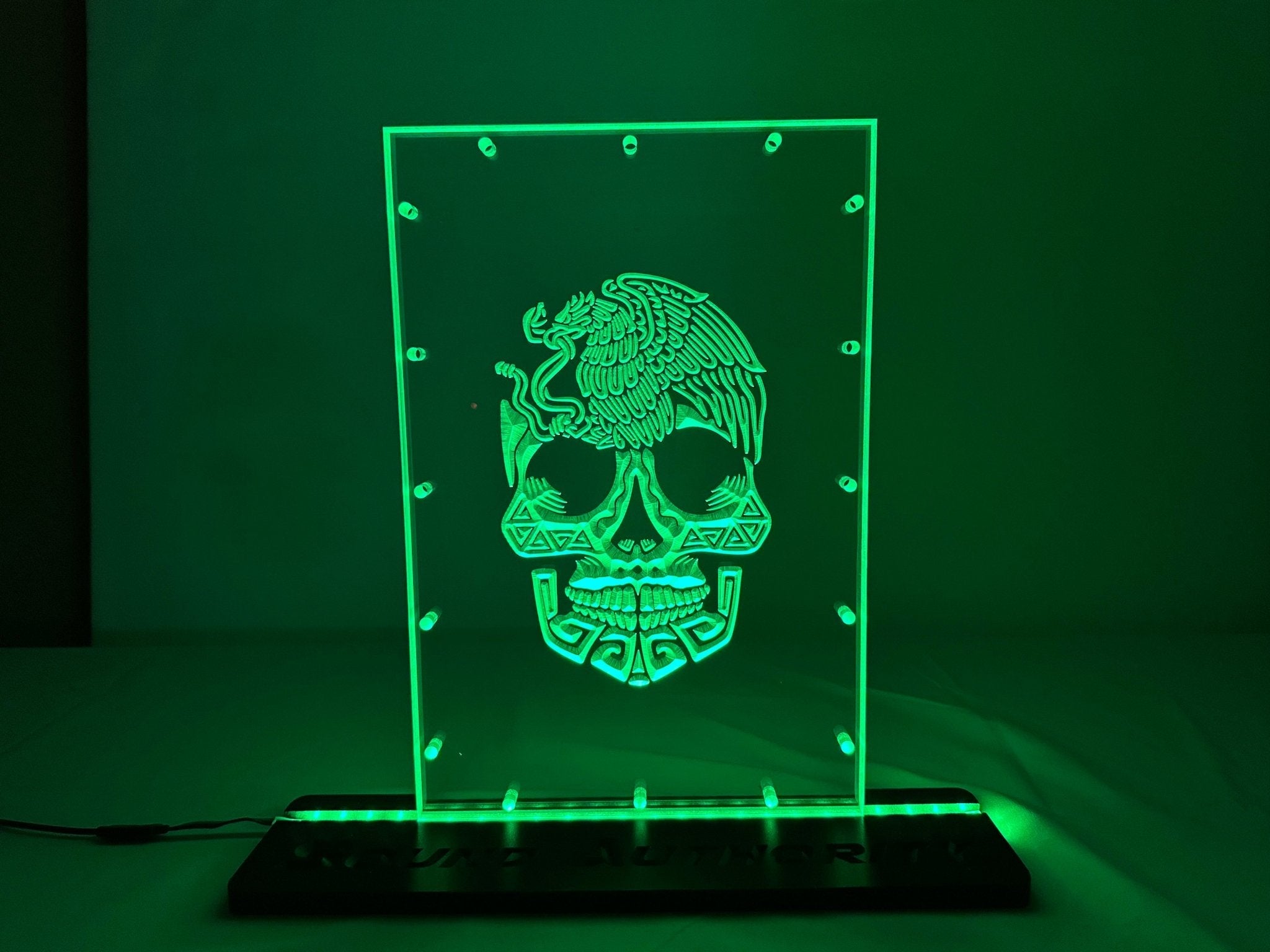 Sound Authority Plexiglass - 15" x 10" 3D Engraved Acrylic Window For Subwoofer Box