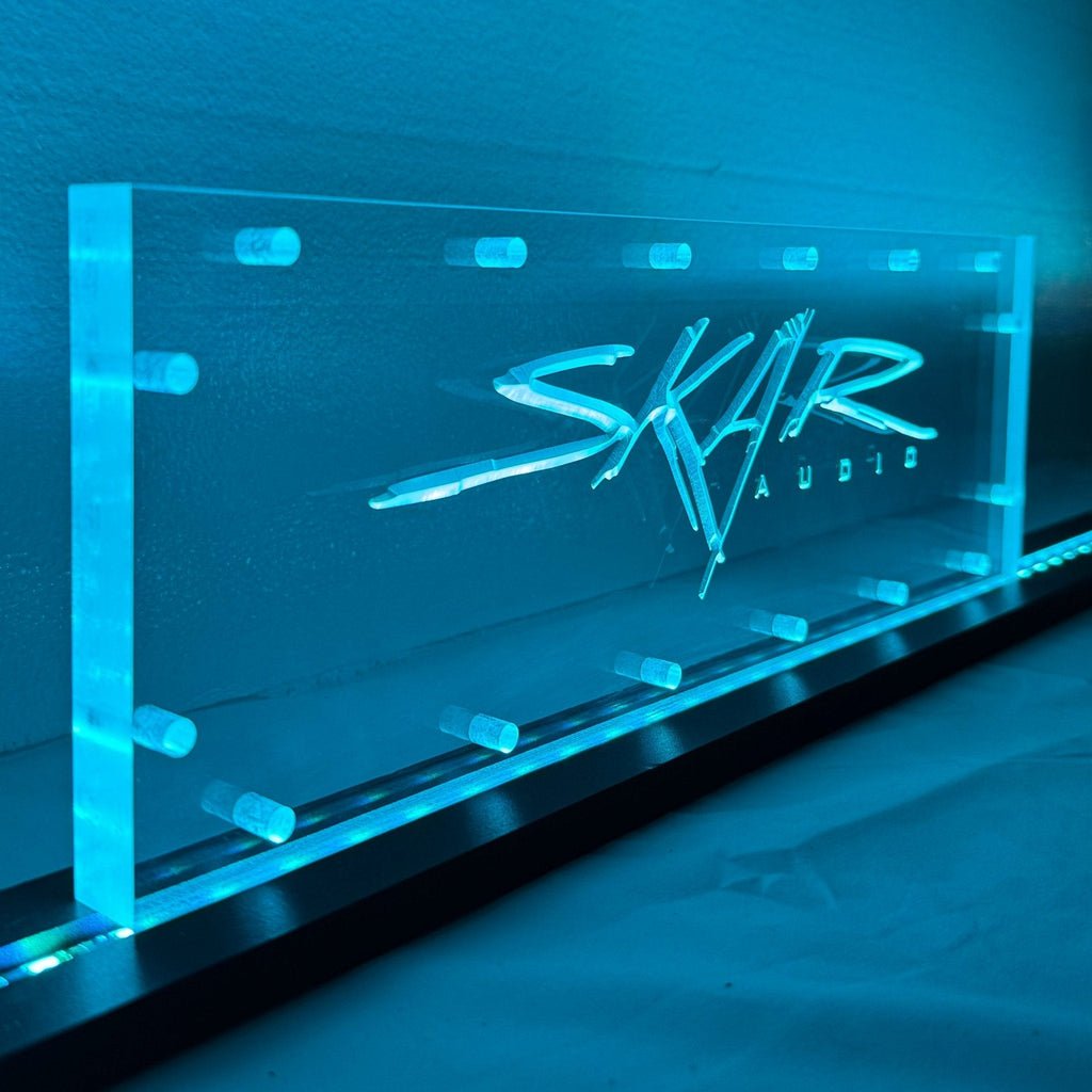 Sound Authority Plexiglass - 15" x 5" 3D Engraved Acrylic Window For Subwoofer Box