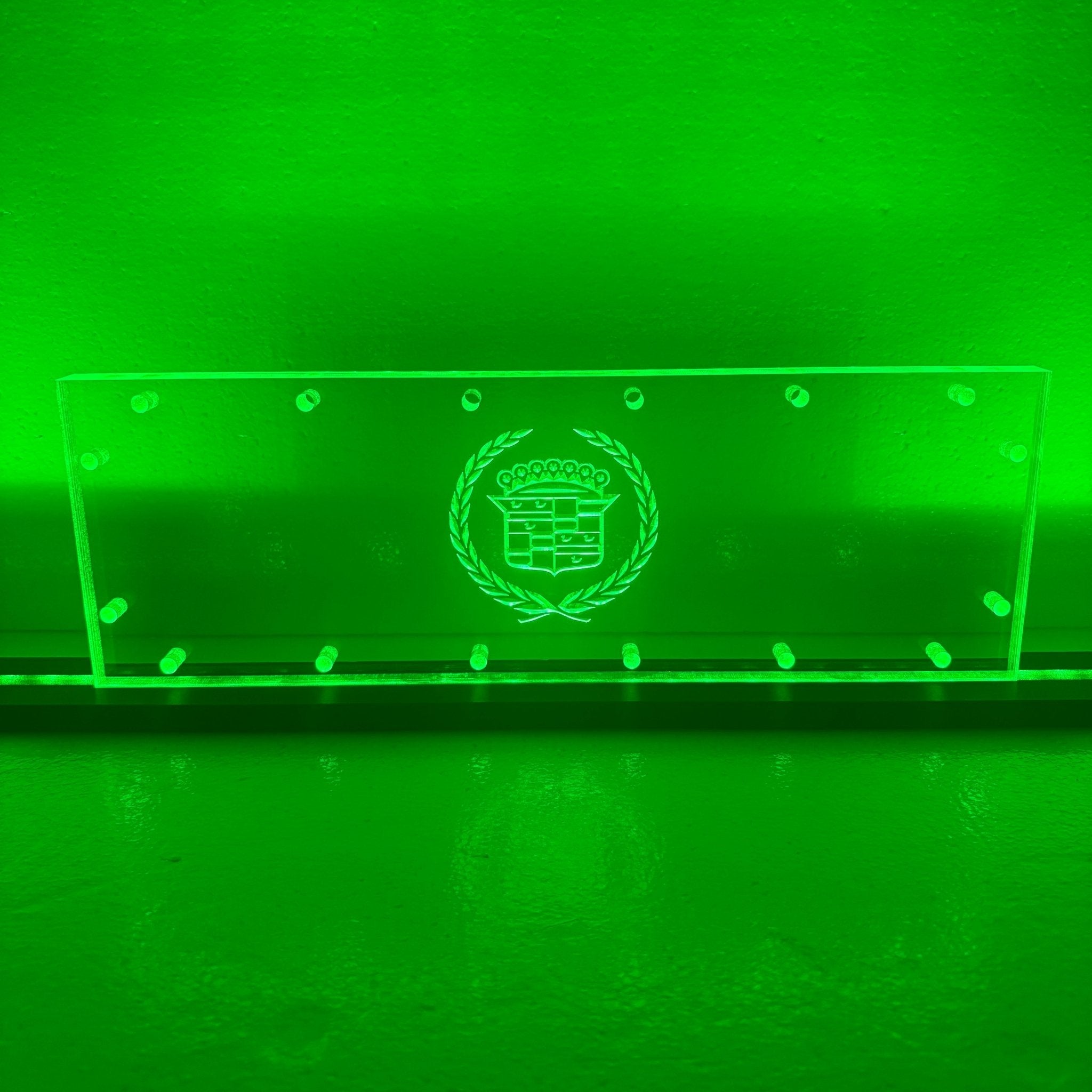 Sound Authority Plexiglass - 15" x 5" 3D Engraved Acrylic Window For Subwoofer Box