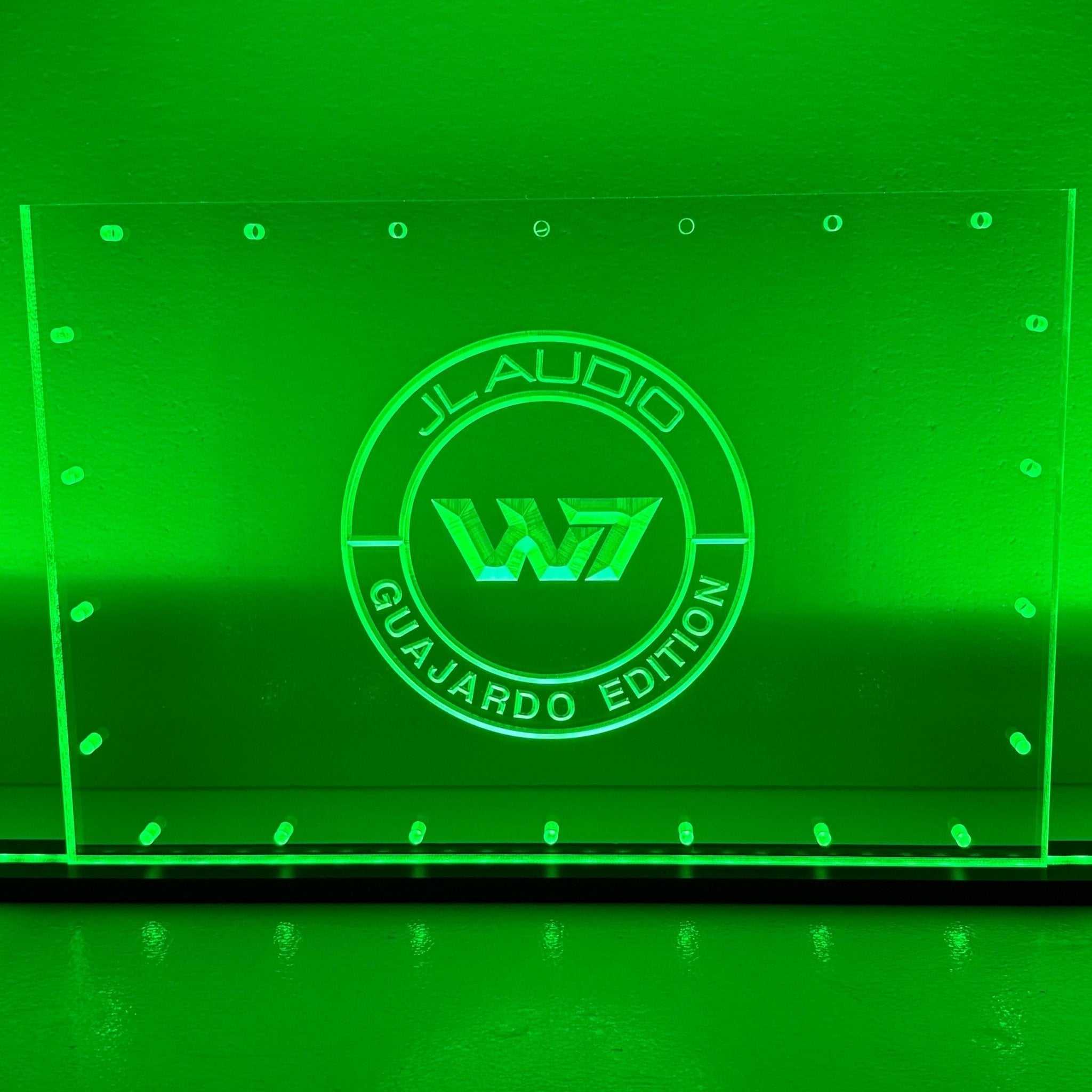 Sound Authority Plexiglass - 18" x 12" 3D Engraved Acrylic Window For Subwoofer Box