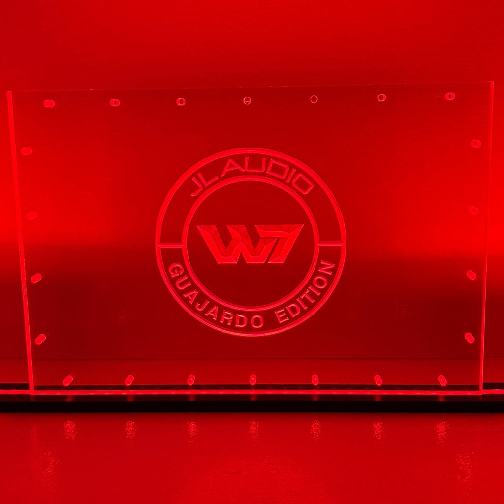 Sound Authority Plexiglass - 18" x 12" 3D Engraved Acrylic Window For Subwoofer Box