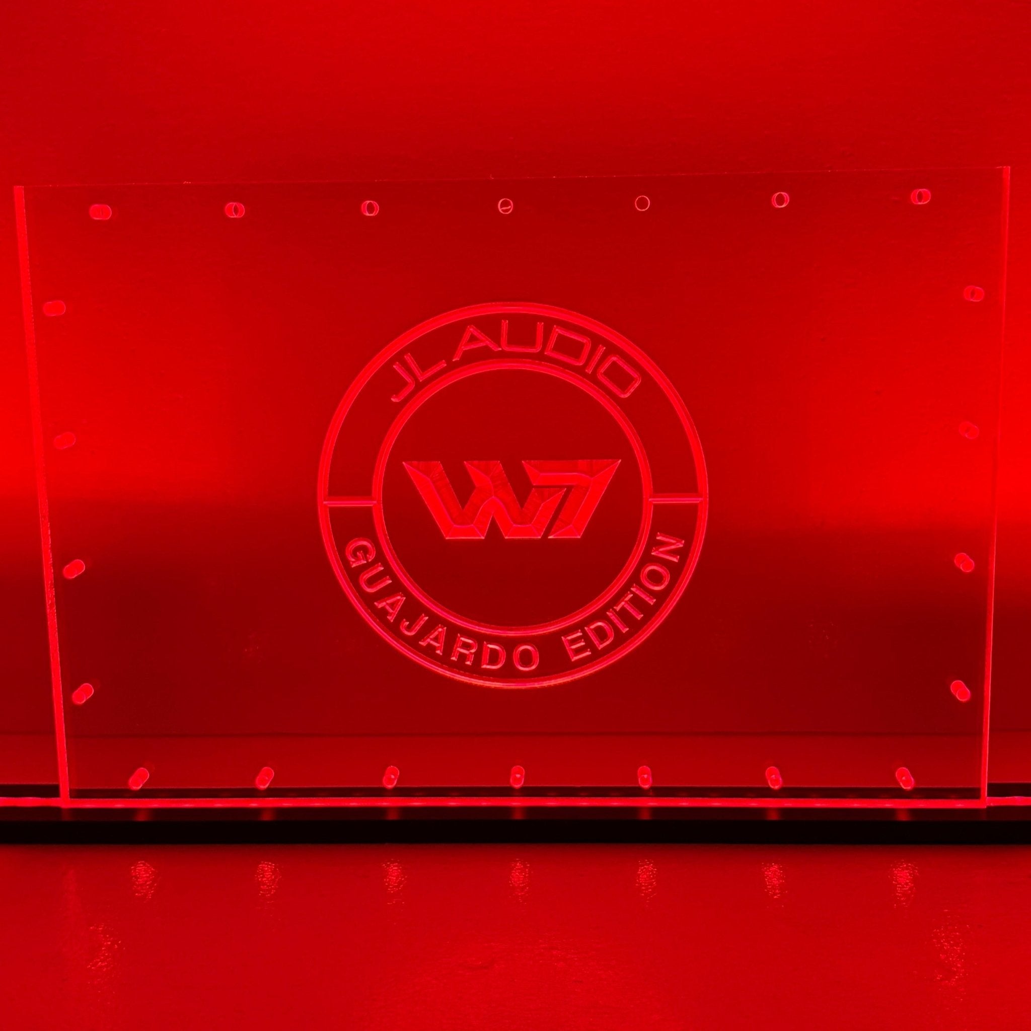 Sound Authority Plexiglass - 18" x 12" 3D Engraved Acrylic Window For Subwoofer Box
