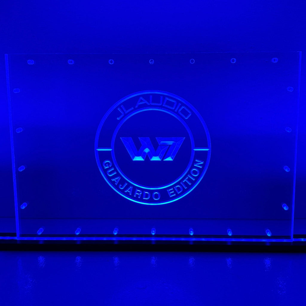 Sound Authority Plexiglass - 18" x 12" 3D Engraved Acrylic Window For Subwoofer Box