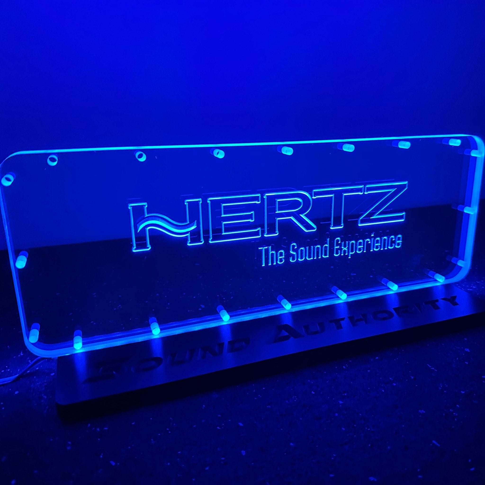 Sound Authority Plexiglass - 18" x 6" 3D Engraved Acrylic Window For Subwoofer Box