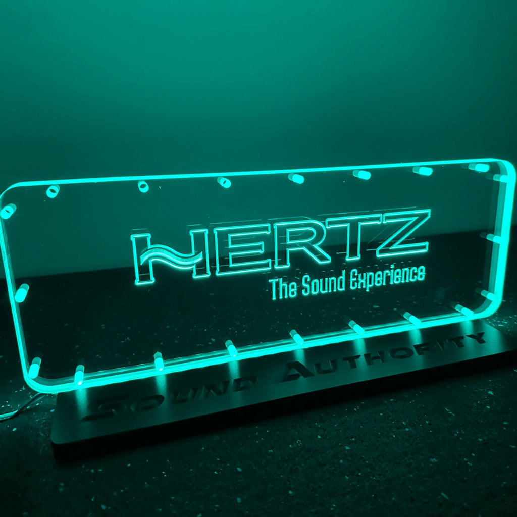 Sound Authority Plexiglass - 18" x 6" 3D Engraved Acrylic Window For Subwoofer Box