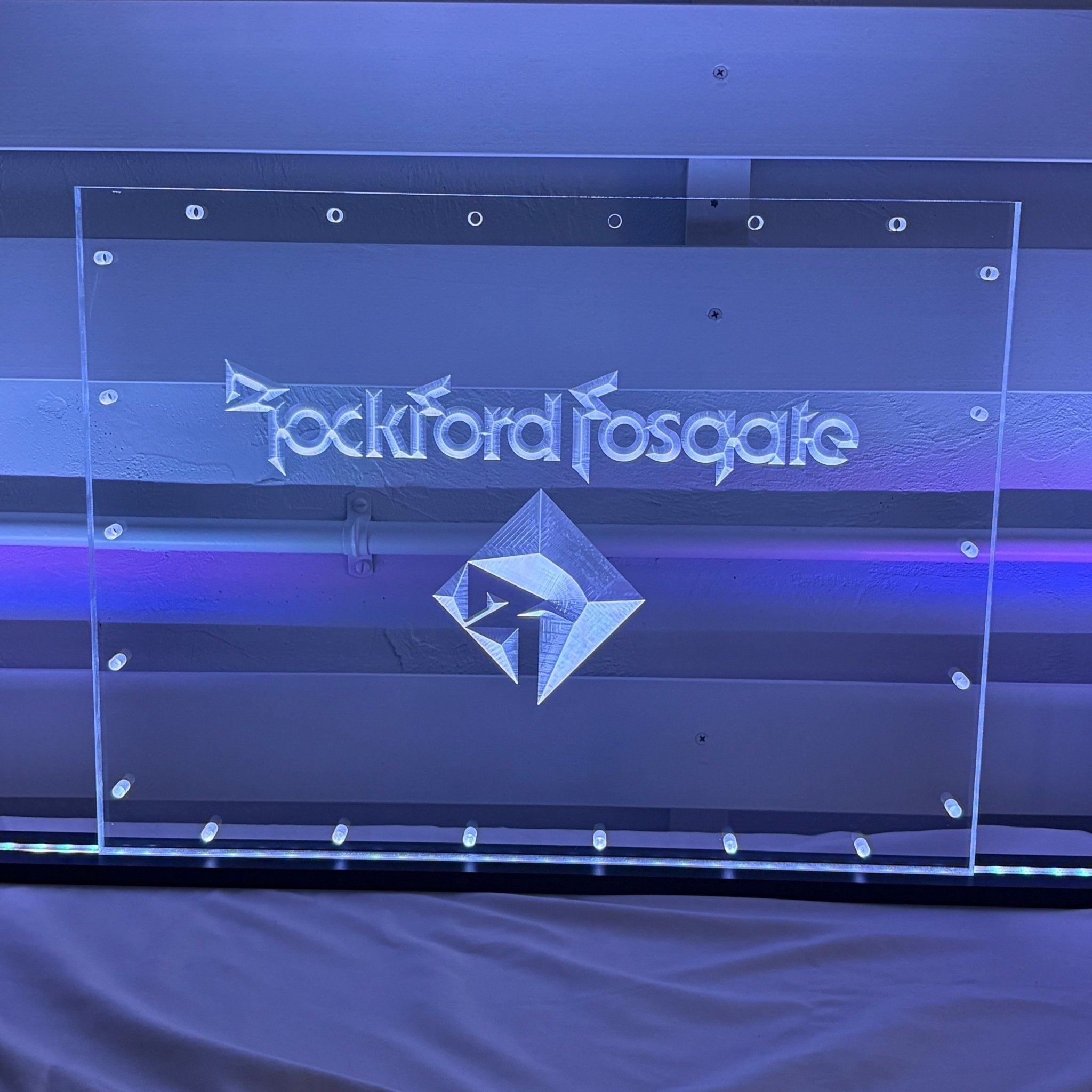 Sound Authority Plexiglass - 20" x 15" 3D Engraved Acrylic Window For Subwoofer Box