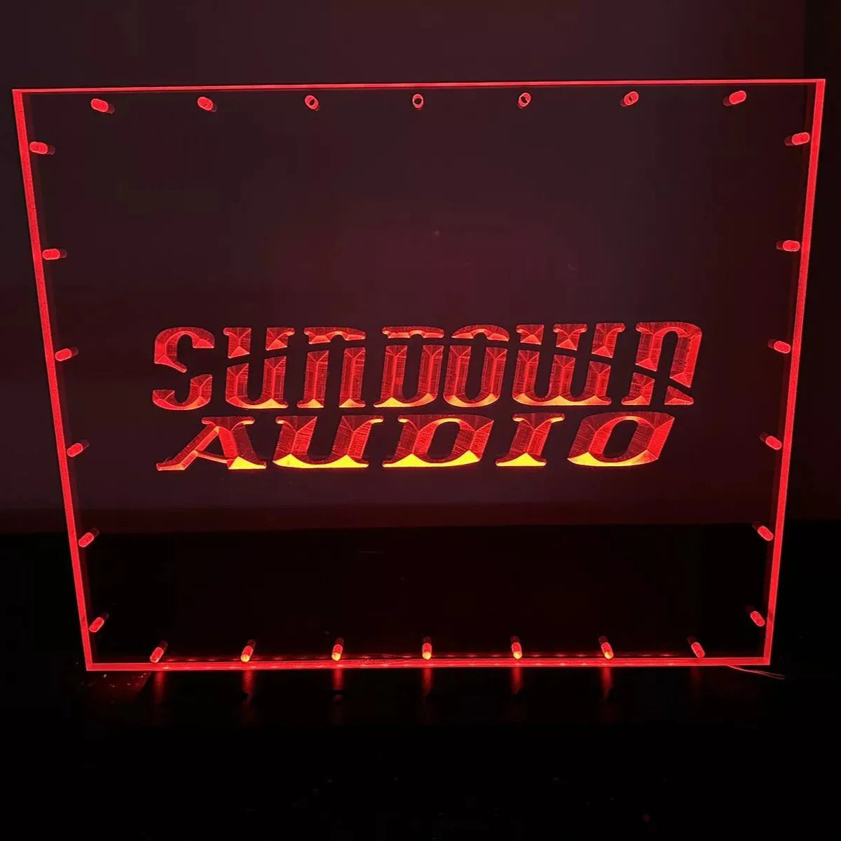 Sound Authority Plexiglass - 20" x 15" 3D Engraved Acrylic Window For Subwoofer Box