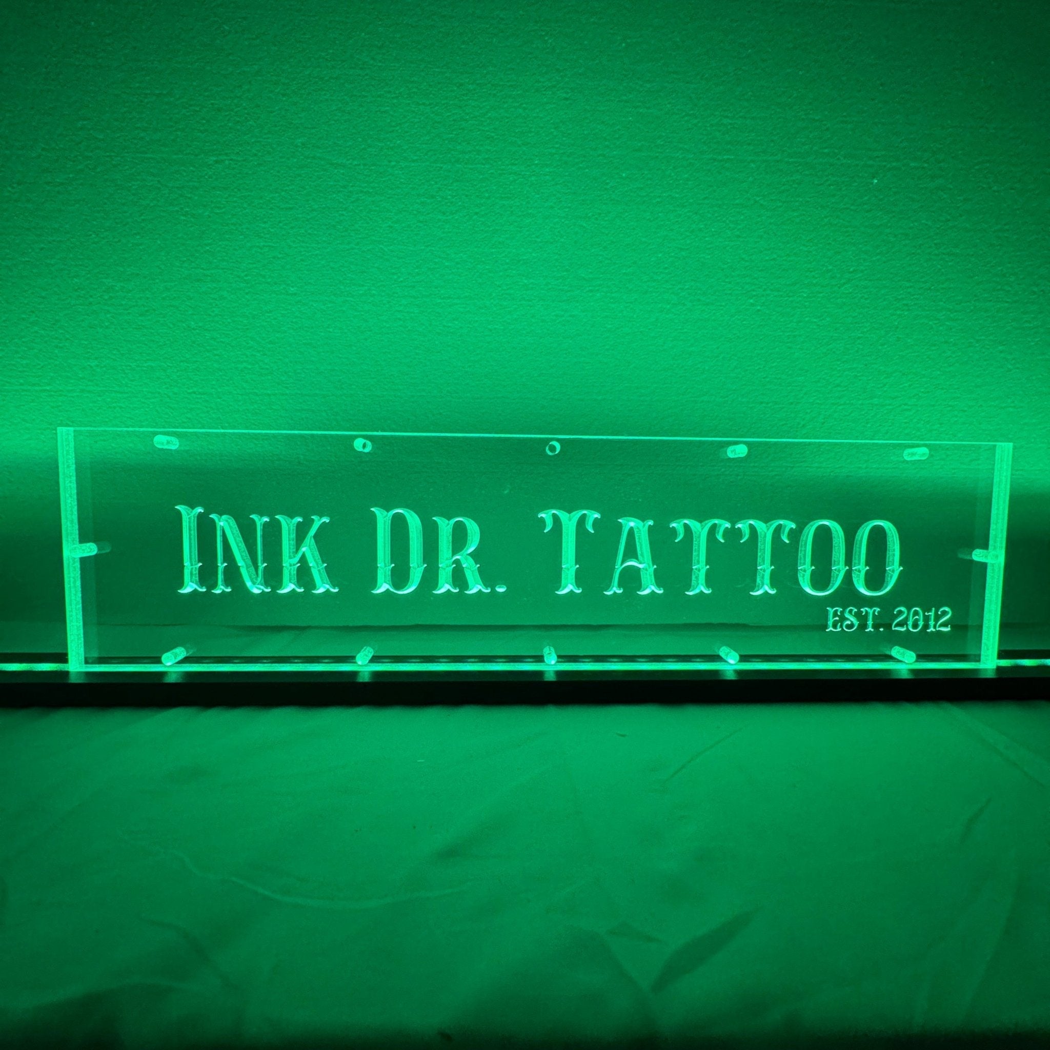 Sound Authority Plexiglass - 20" x 5" 3D Engraved Acrylic Window For Subwoofer Box