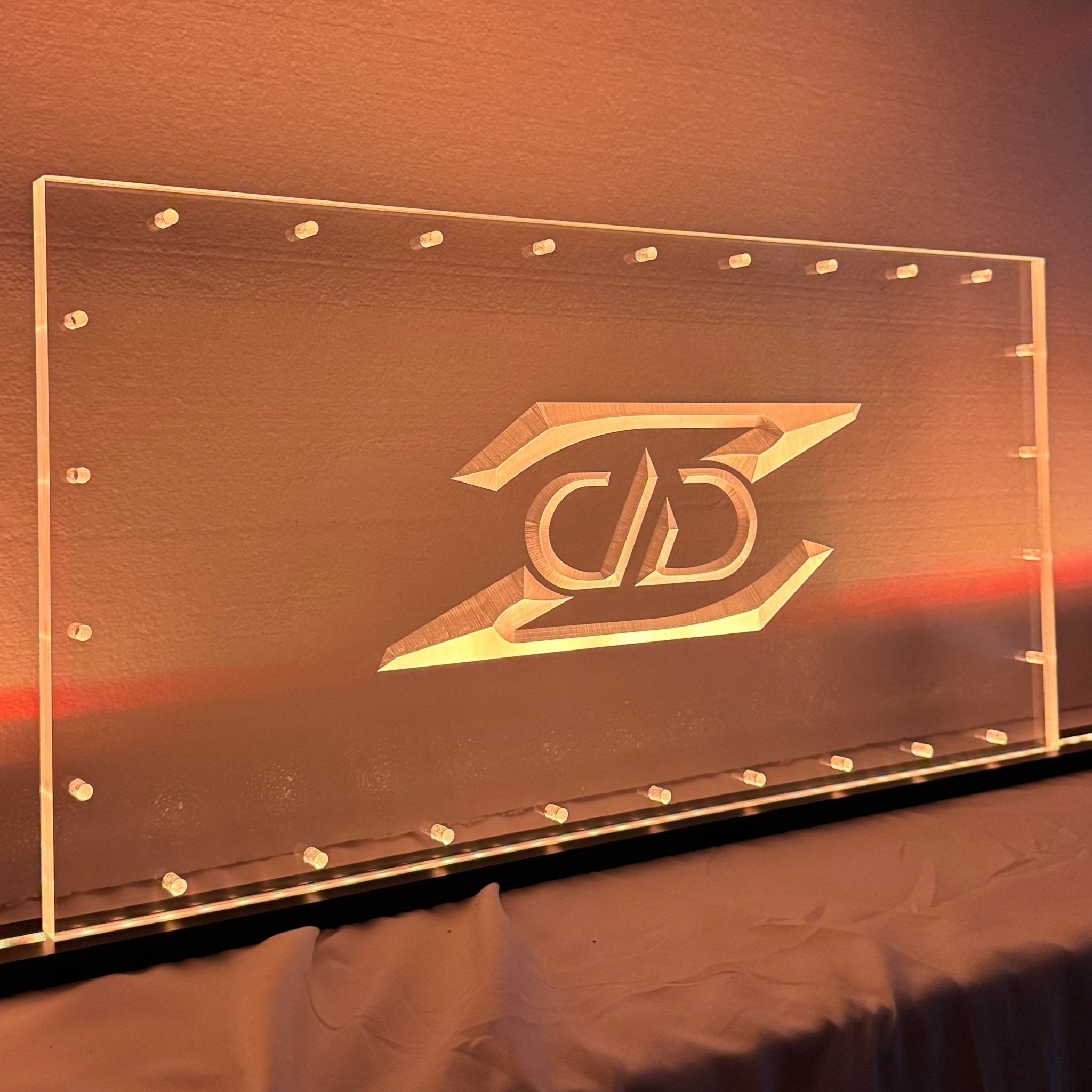 Sound Authority Plexiglass - 24" x 12" 3D Engraved Acrylic Window For Subwoofer Box