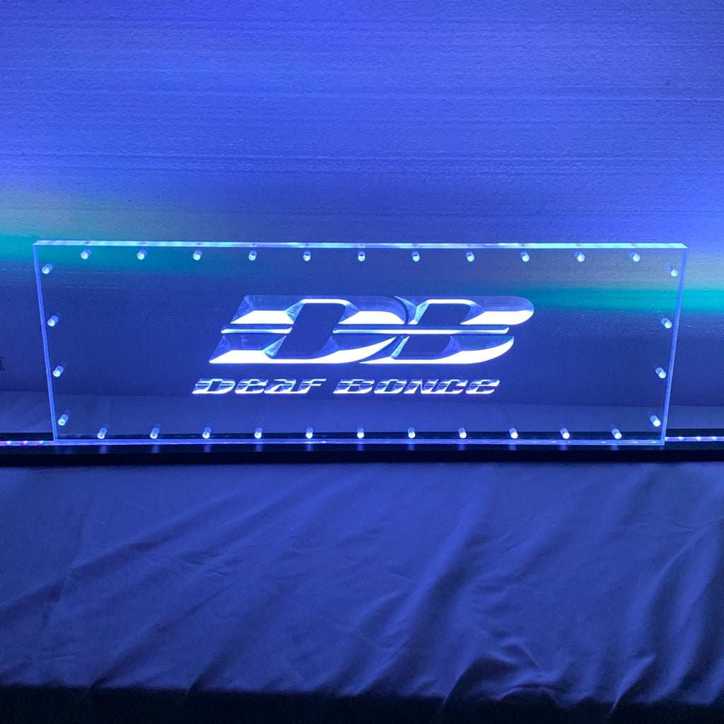 Sound Authority Plexiglass - 24" x 12" 3D Engraved Acrylic Window For Subwoofer Box
