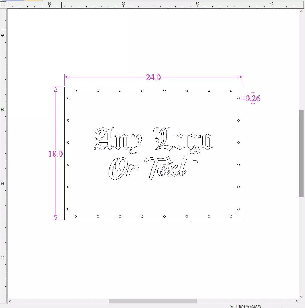Sound Authority Plexiglass - 24" x 18" 3D Engraved Acrylic Window For Subwoofer Box