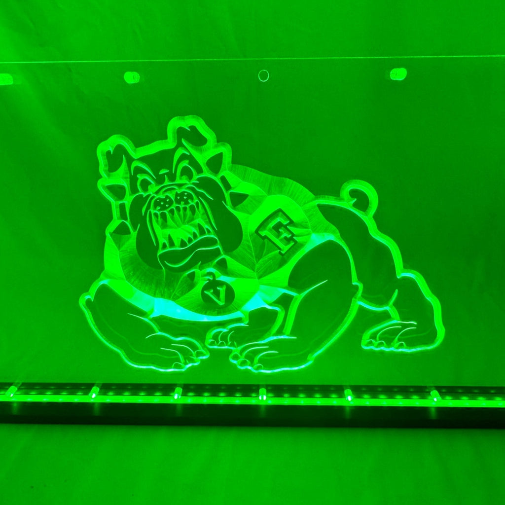 Sound Authority Plexiglass - 30" x 10" 3D Engraved Acrylic Window For Subwoofer Box