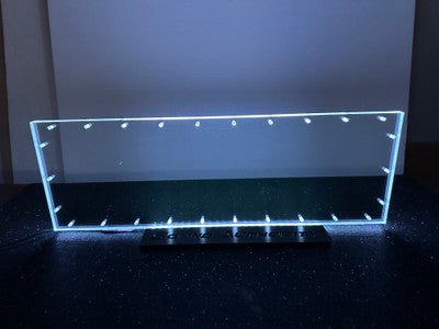Sound Authority Plexiglass - 30" x 10" Blank Acrylic Window For Subwoofer Box