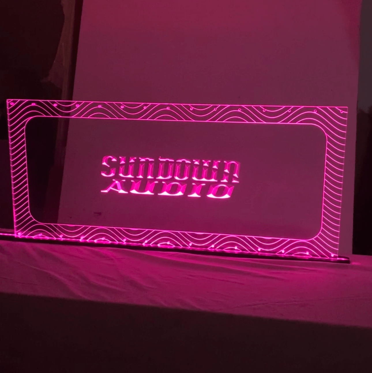 Sound Authority Plexiglass - 36" x 18" 3D Engraved Acrylic Window For Subwoofer Box
