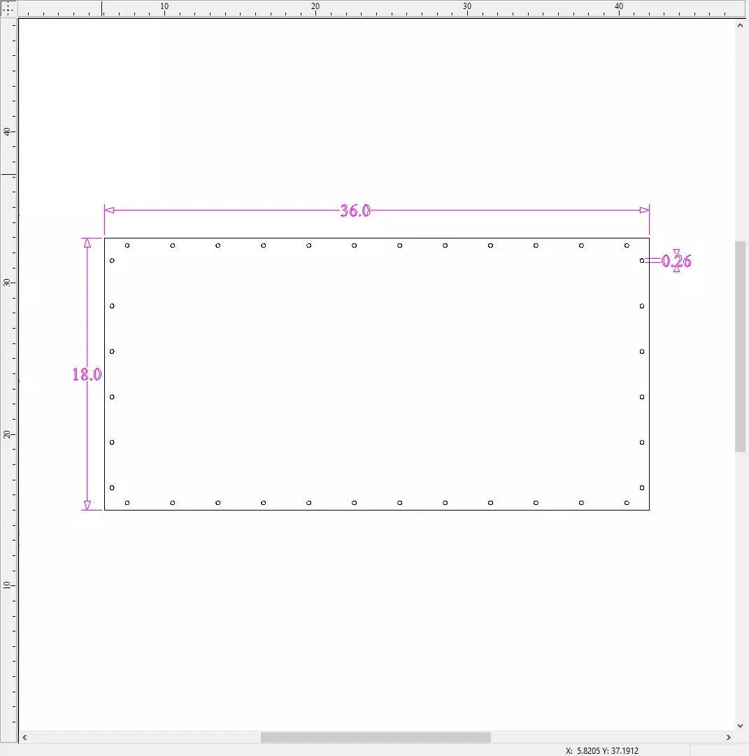Sound Authority Plexiglass - 36" x 18" Blank Acrylic Window For Subwoofer Box