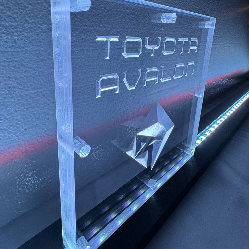 Sound Authority Plexiglass - 6" x 6" 3D Engraved Acrylic Window For Subwoofer Box