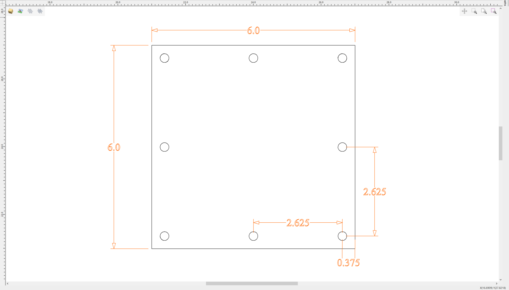 Sound Authority Plexiglass - 6" x 6" Blank Acrylic Window For Subwoofer Box