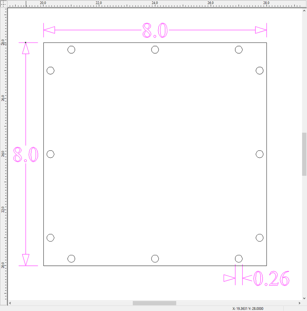 Sound Authority Plexiglass - 8" x 8" Blank Acrylic Window For Subwoofer Box