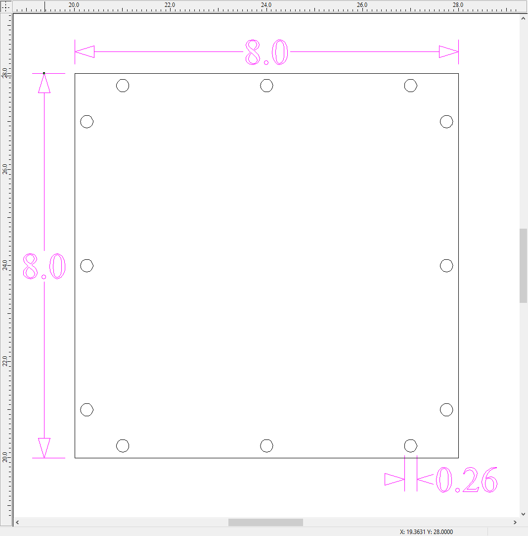 Sound Authority Plexiglass - 8" x 8" Blank Acrylic Window For Subwoofer Box